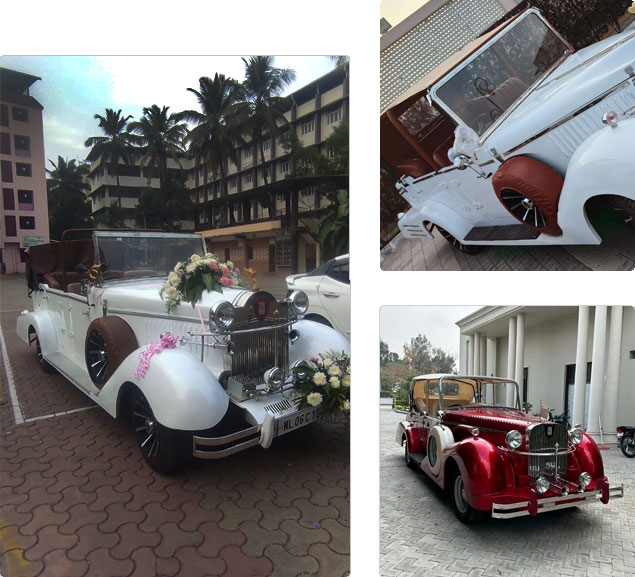 Vintage Car Rental for Wedding